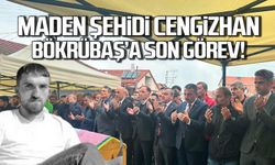 Maden şehidi Cengizhan Bökrübaş’a son veda