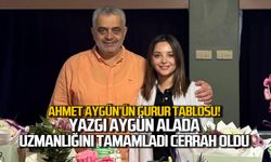 Uzmanlığını tamamladı, cerrah oldu! Ahmet Aygün’ün gurur tablosu