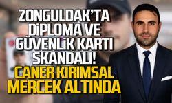 Zonguldak’ta diploma ve güvenlik kartı skandalı! Caner Kırımsal mercek altında