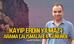 Balık tutmak için geldiği kayalıklarda kaybolan kişiyi arama çalışmaları 4. gününde