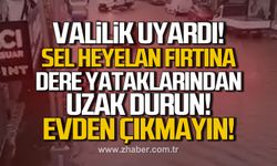 Zonguldak Valiliği’nden kritik uyarı: zorunlu olmadıkça dışarı çıkmayın!