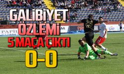 Galibiyet özlemi tam 5 maça çıktı! 0-0