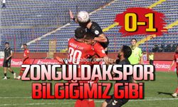 Zonguldakspor bildiğimiz gibi 0-1