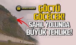 Kilimli sahil yolunda büyük tehlike