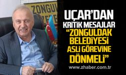 Hamdi Uçar'dan kritik mesajlar. "Zonguldak Belediyesi asli görevine dönmeli"