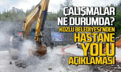 Kozlu Belediyesi’nden hastane yolu açıklaması