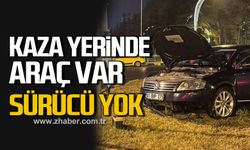 Kaza yerinde araç var, sürücü yok