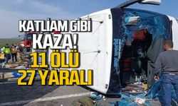 Katliam gibi kaza! TIR ile otobüs çarpıştı: 11 ölü, 27 yaralı