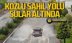 Kozlu sahil yolu sular altında
