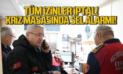 Belediyede tüm izinler iptal... Kriz masasında sel alarmı