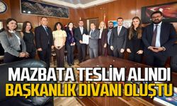 Zonguldak Barosu’nda yeni dönem: Mazbatayı aldılar görev dağılımı yaptılar