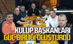 Kulüp başkanları güç birliği oluşturdu: Alaplı'da bir araya geldiler ne görüştüler?
