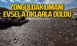 Zonguldak Limanı evsel atıklarla doldu