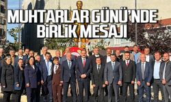 Muhtarlar Günü’nde Kozlu’da birlik mesajı