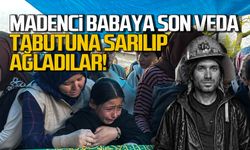 Babaya son veda… Tabutuna sarılıp ağladılar!