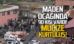 Maden ocağında mucize kurtuluş! Ocakta 90 kişi vardı