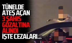 Zonguldak'ta tünelde ateş açan 3 şahıs yakalanarak gözaltına alındı