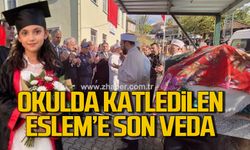 Okulda bıçaklı saldırıda hayatını kaybeden Eslem Sare, Bartın'da toprağa verildi