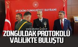 Zonguldak protokolü Valilikte buluştu