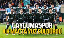 Çaycumaspor ilk maçta gövde gösterisi yaptı: 2-1