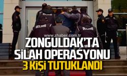 Zonguldak'ta silah operasyonu! 3 Kişi tutuklandı