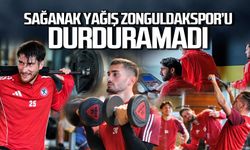Sağanak yağış Zonguldakspor'u durduramadı