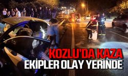 Kozlu'da kaza: Yarılalar var ekipler olay yerinde
