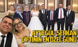 Ayşegül-Serkan çiftinin en özel en mutlu günü
