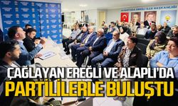 Mustafa Çağlayan Ereğli ve Alaplı’da partililerle istişarede bulundu