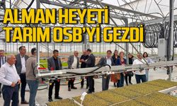 Alman Heyeti Tarım OSB’de inceleme yaptı