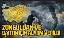 Zonguldak ve Bartın için alarm verildi