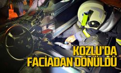 Kozlu’da araç yangını panik yaşattı