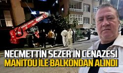 Emlakçı Necmettin Sezer’in cenazesi evinden Manitou ile alındı