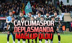 Çaycumaspor deplasmanda mağlup oldu