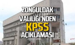 Zonguldak Valiliği'nden KPSS duyurusu... Pazar günü açık olacaklar.