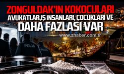 Zonguldak'ın kokocuları. Operasyonda avukatlar, iş insanları, çocukları ve daha fazlası var.