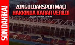 Son dakika... Zonguldakspor maçı hakında karar verildi...?