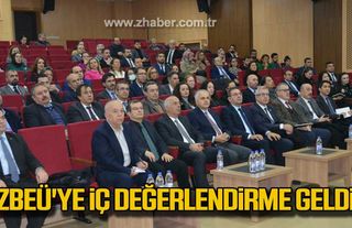 ZBEÜ'de iç değerlendirme toplantısı yapıldı