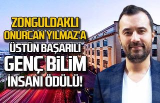 Doç. Dr. Onurcan Yılmaz'a Üstün Başarılı Genç Bilim İnsanı Ödülü