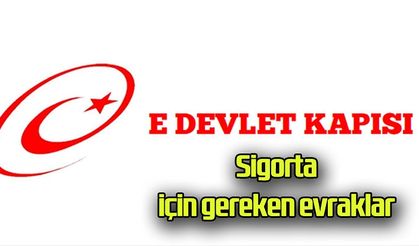 Sigorta İçin Gereken Evraklar