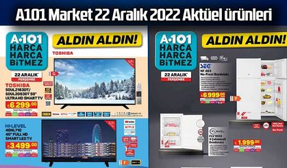 A101 22 Aralık Aktüel Ürünler Kataloğu