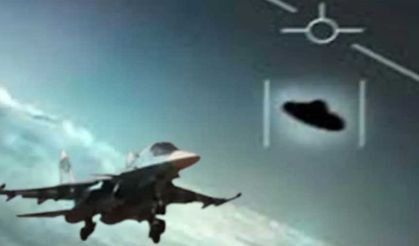 Bunu da gördük... Savaş uçakları çok sayıda UFO'nun peşine düştü