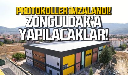 Protokoller imzalandı! Zonguldak'ta spor yatırımları artacak!
