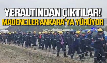 Yer altından çıktılar! Çayırhan madencileri Ankara'ya yürüyor!