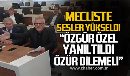 Mecliste sesler yükseldi! “Özgür Özel yanıltıldı, Zonguldak halkından özür dilemeli”