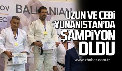 Murat Uzun ve Mehmet Çebi Yunanistan’da şampiyon oldu!