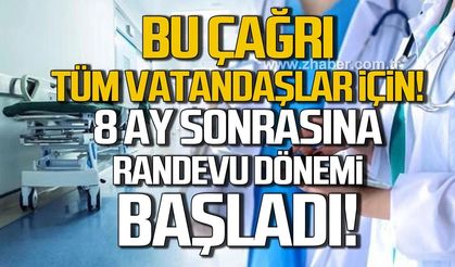 8 ay sonrasına randevu dönemi başladı! Bu çağrı tüm vatandaşlar için!