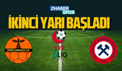 İzmir Çoruhlu FK- Zonguldakspor maçı sona erdi