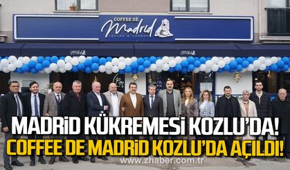 Coffee De Madrid Kozlu’da açıldı!