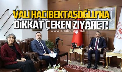 Vali Osman Hacıbektaşoğlu'na dikkat çeken ziyaret!